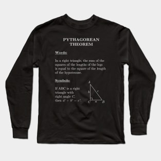 Pythagorean Theorem 2 Long Sleeve T-Shirt